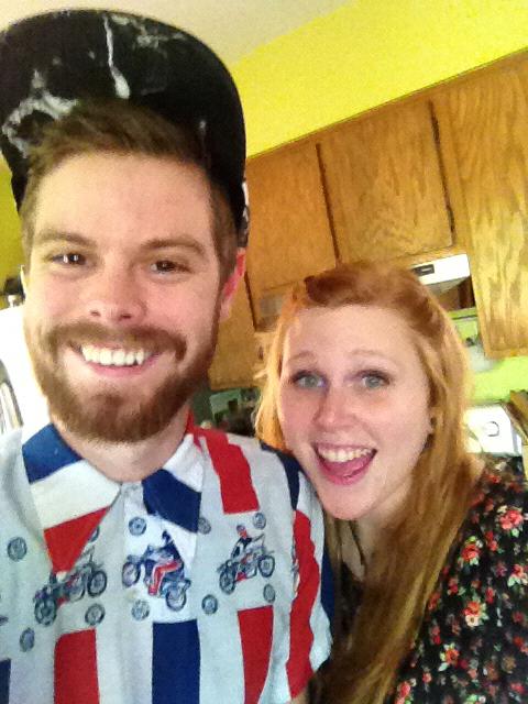 Maid of Honor Kelli and Brandon before a concert at Red Rocks! 🎤