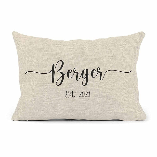 Wedding Gifts for Couples Unique 2021 for Couple - House Warming Presents for New Home - Cojines Decorativos para Sala - Personalized Pillows with Names - Housewarming Gift (Design 1)