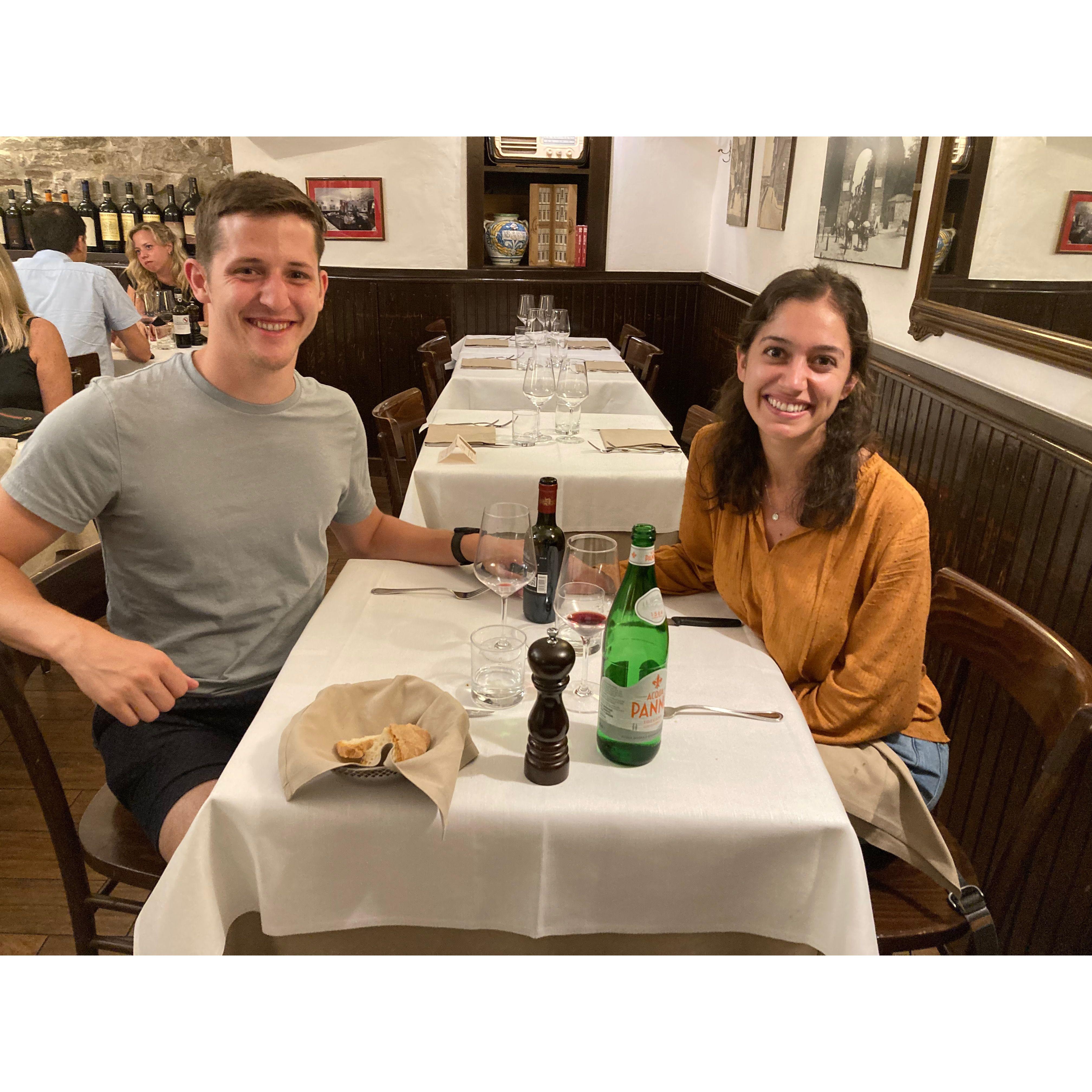 Dining out in Florence, Italy (July 2021)
