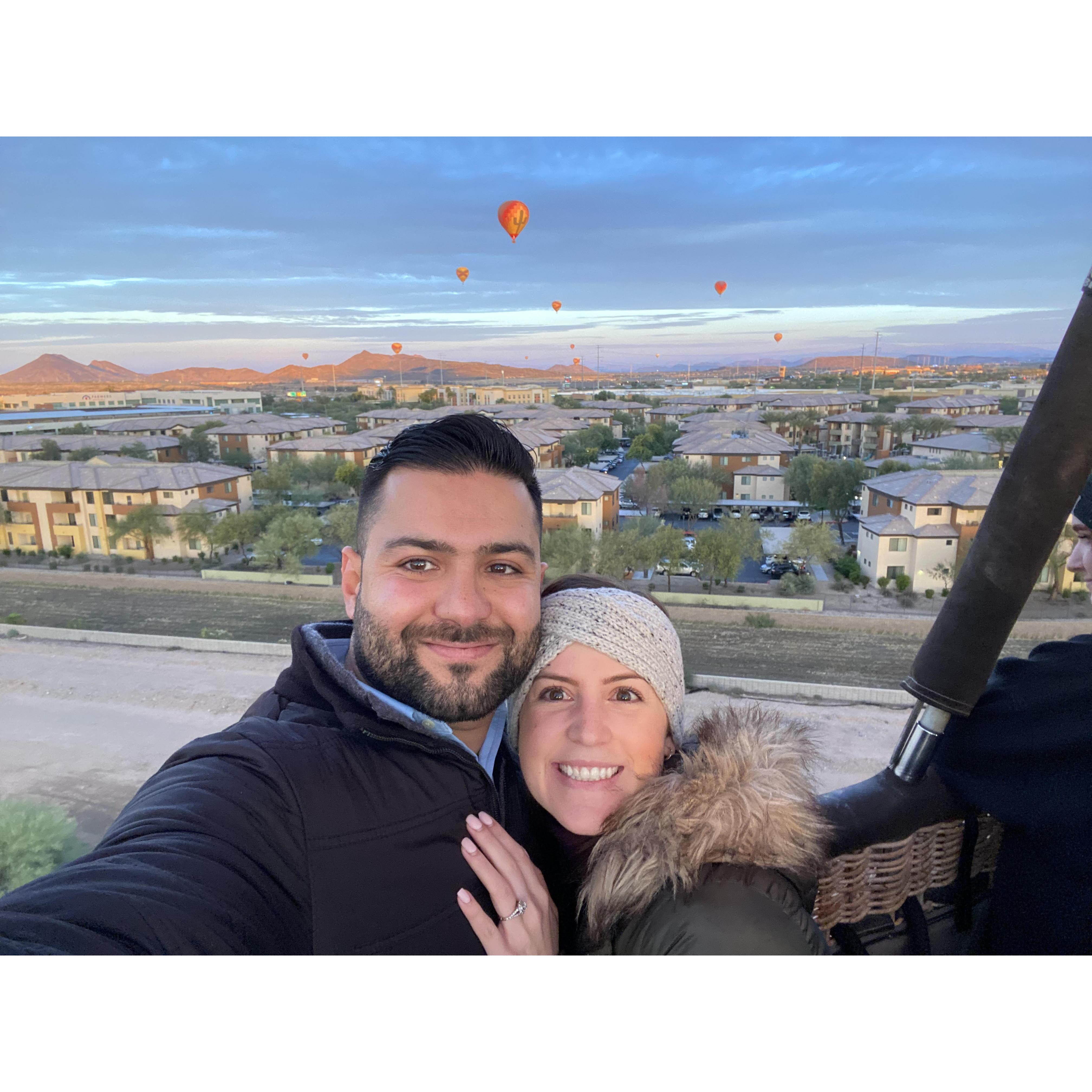 January 8, 2022 - Islam surprised Maria with a Hot Air Balloon ride!