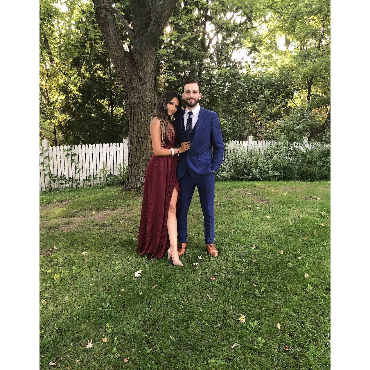 September, 2019. Another wedding