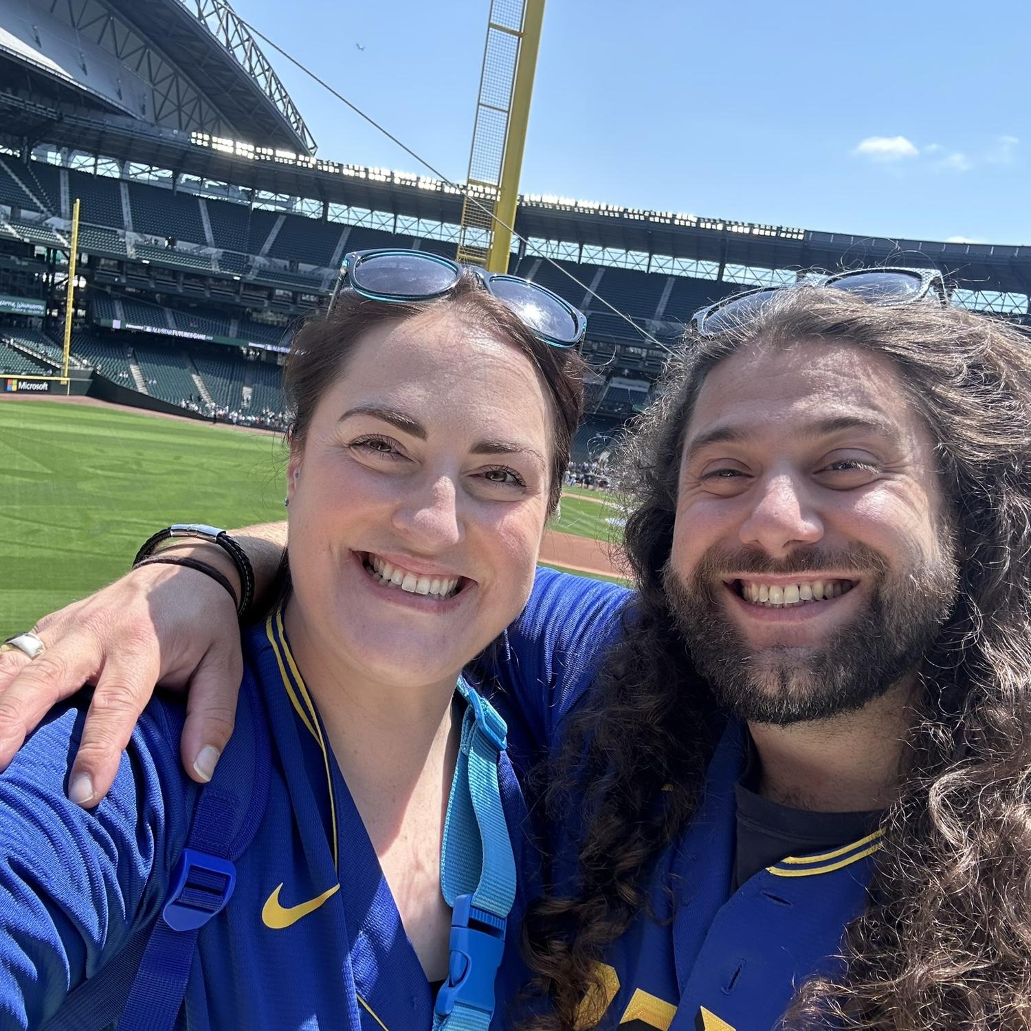 Walking the field at T-Mobile Park for MLB All-Star week!