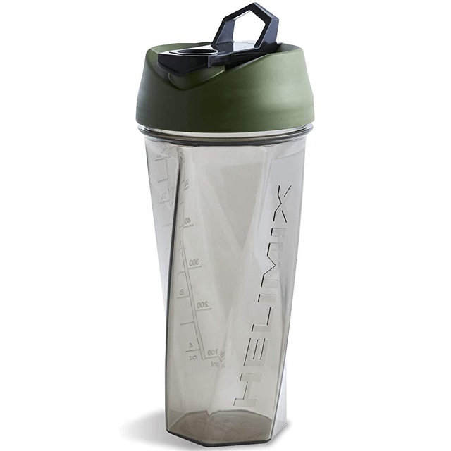 Helimix Vortex Blender Shaker Bottle 28oz | No Blending Ball or Whisk | USA Made | Portable Pre Workout Whey Protein Drink Shaker Cup | Mixes Cocktails Smoothies Shakes | Dishwasher Safe