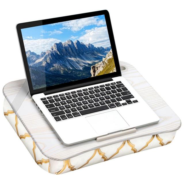 LapGear® Designer Lap Desk inGold Quatrefoil