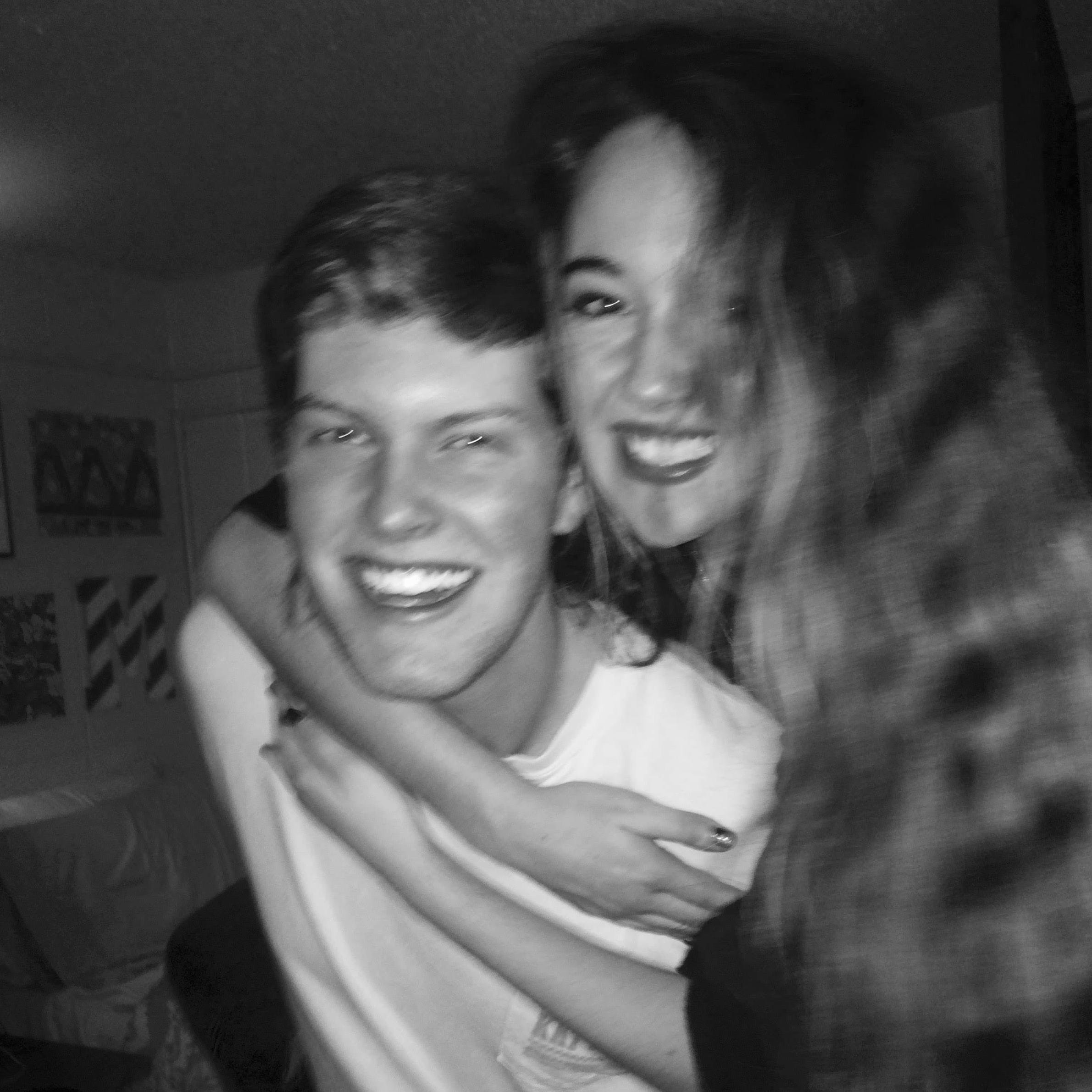 One of our first photos together in 2014!
