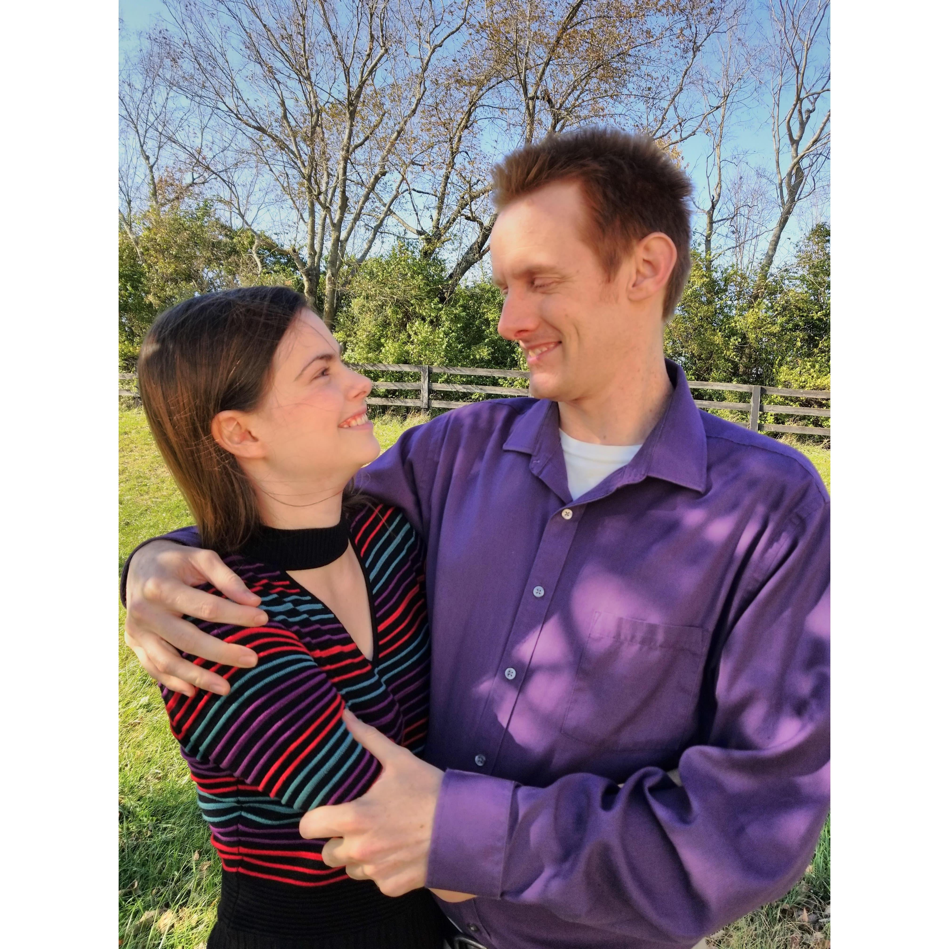 One of our engagement photos