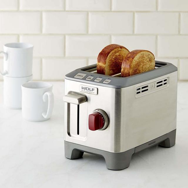Wolf Gourmet 2-Slice Toaster, Red