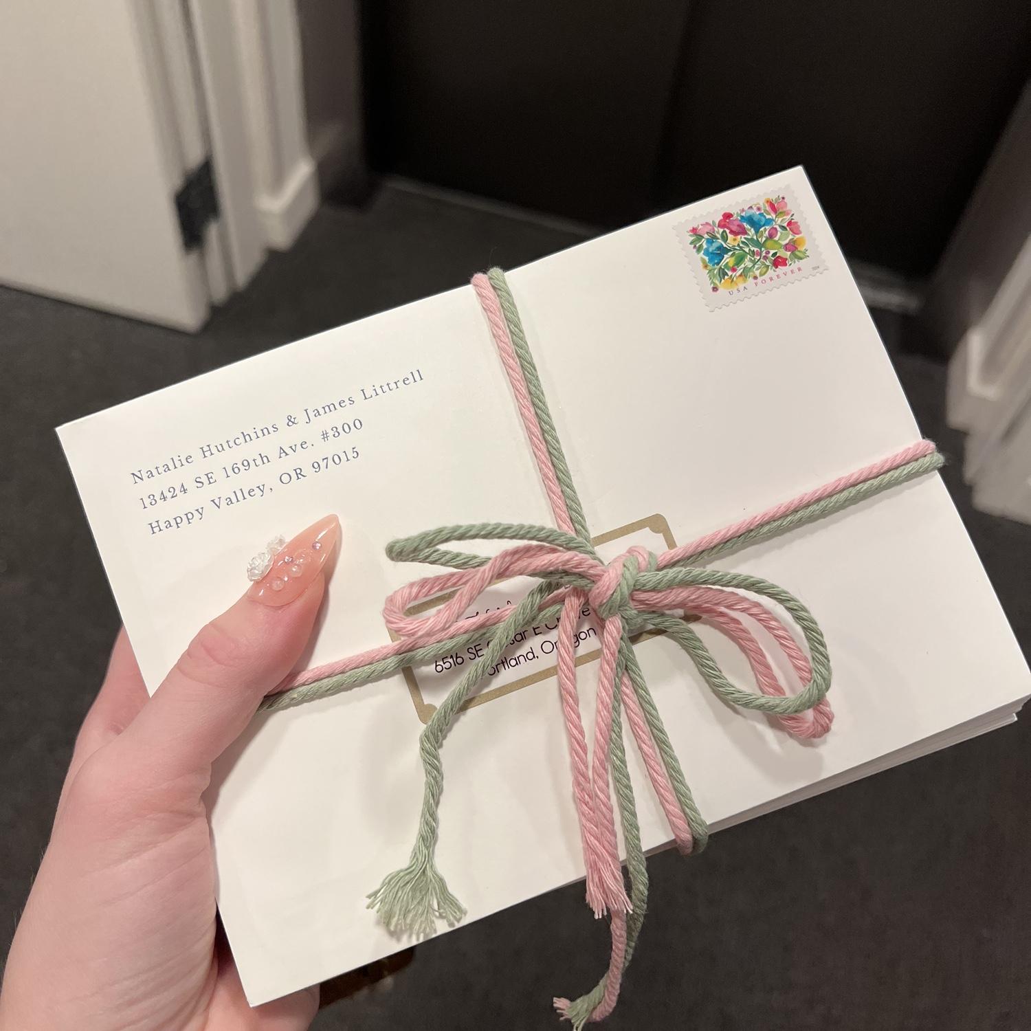 Sending out our save-the-dates! 💖