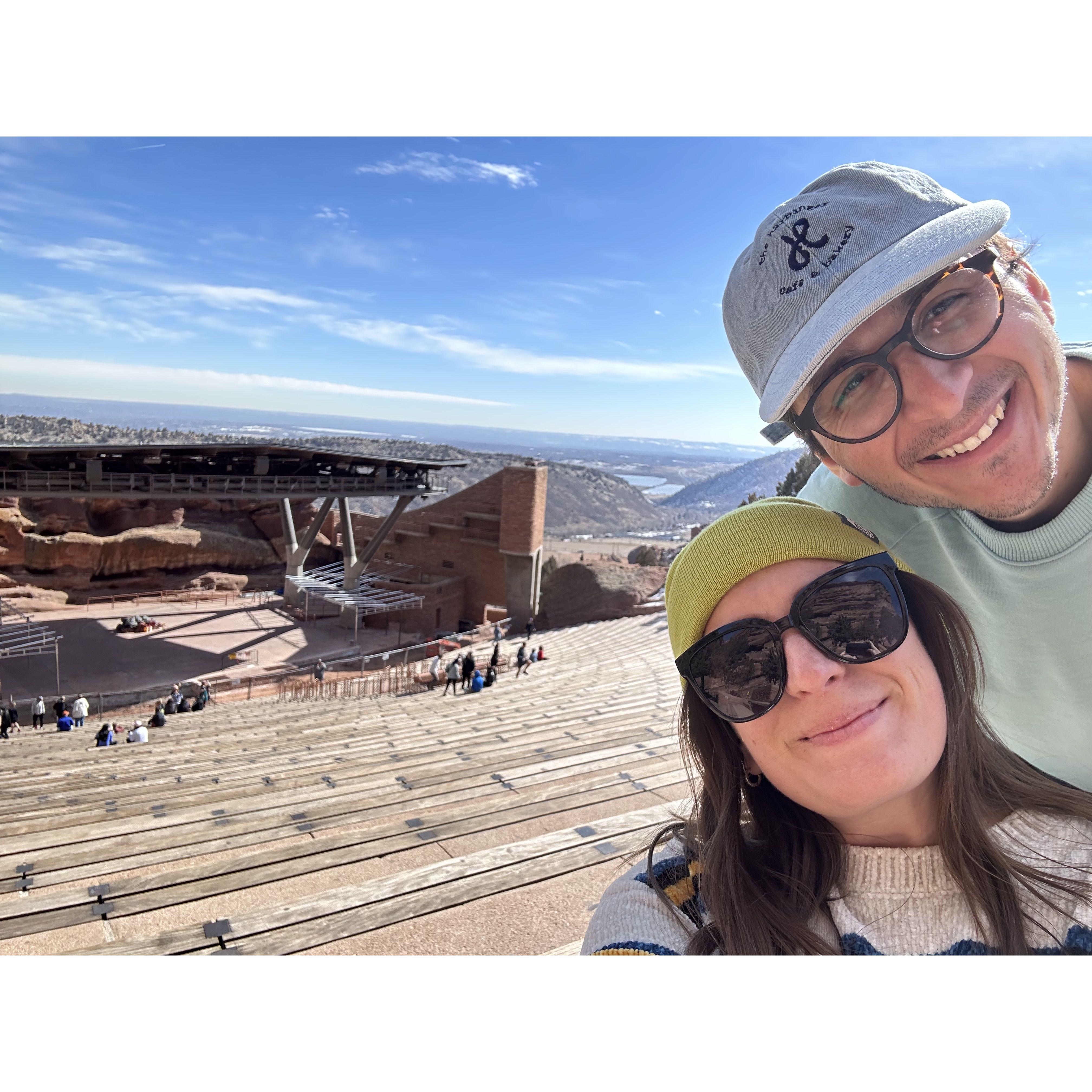 First time at Red Rocks