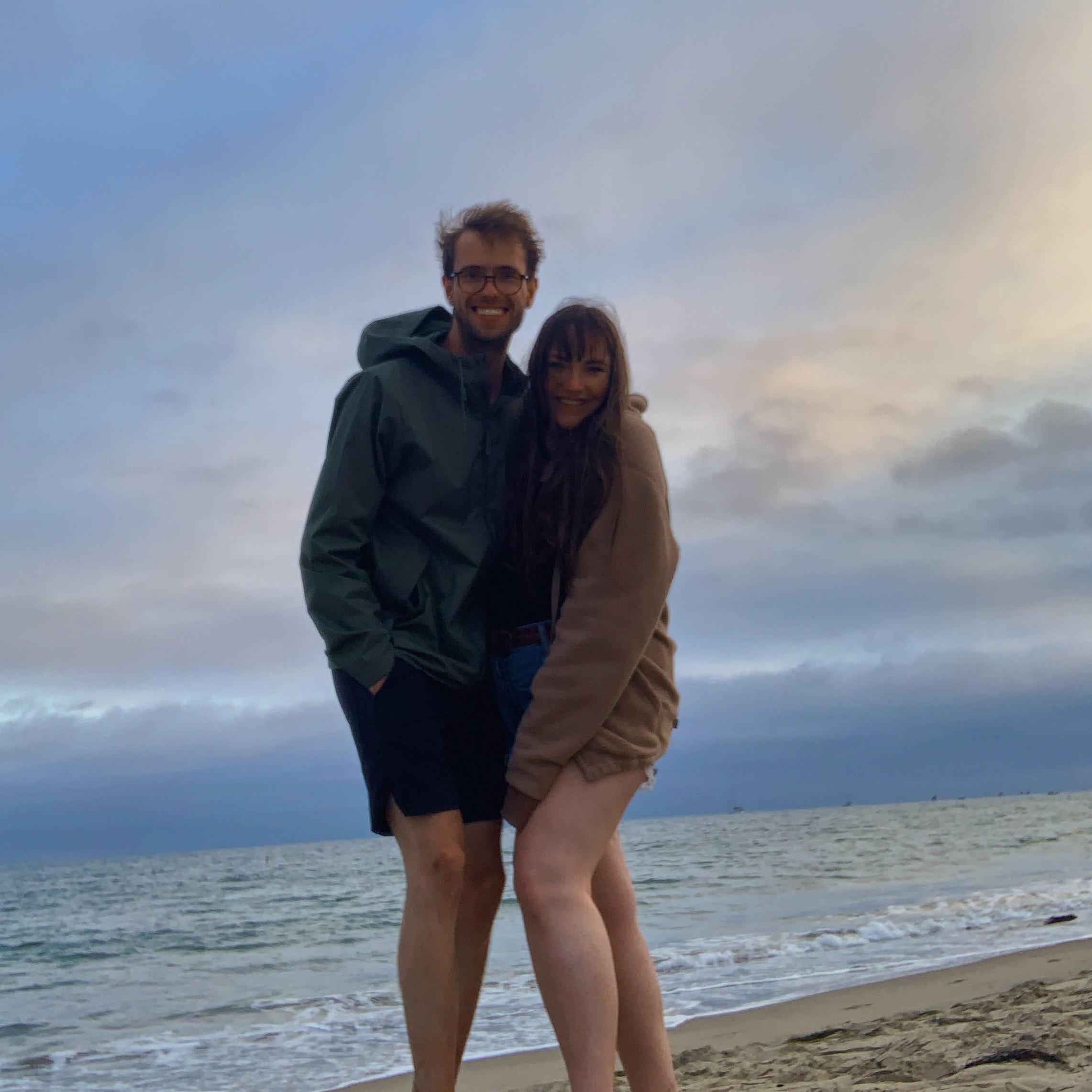 This was taken on our road trip, when we beach camped in Santa Barbara & Malibu! This was special for me (Liz) because I got to share some of my favorite beaches with Tacker from my time living there!
