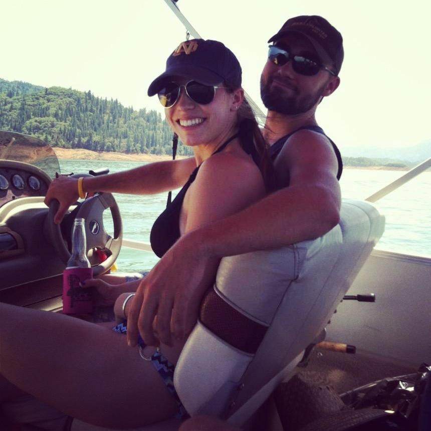 Patio boating on Lake Shasta.