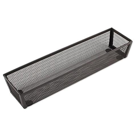 Mesh 3-Inch x 12-Inch Rectangular Kitchen Drawer Organizer in Bronze