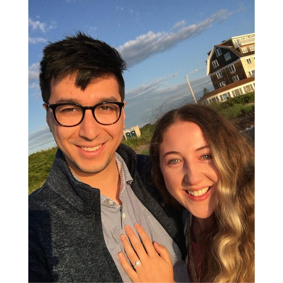 Right after Serena said "Yes!" to Alex's proposal | 08/09/2019