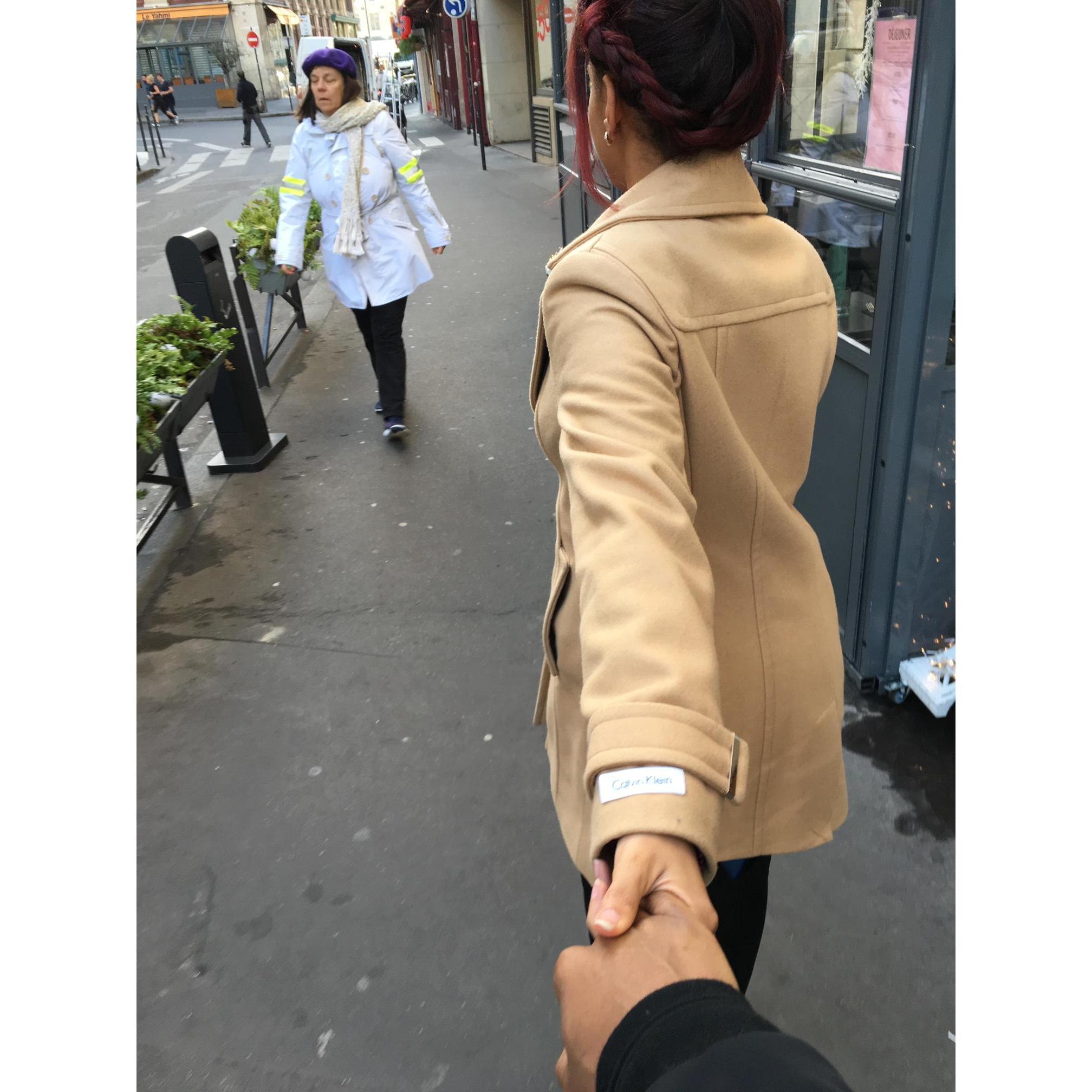 We've traveled near and far, & I'll travel all ends of the world with you as long as I have your hand to hold.