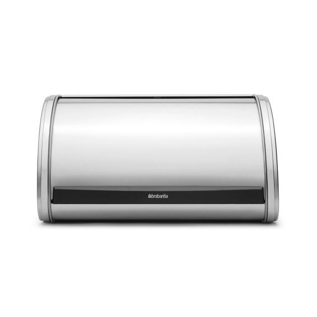 Roll Top Bread Box, Medium, Matte Steel