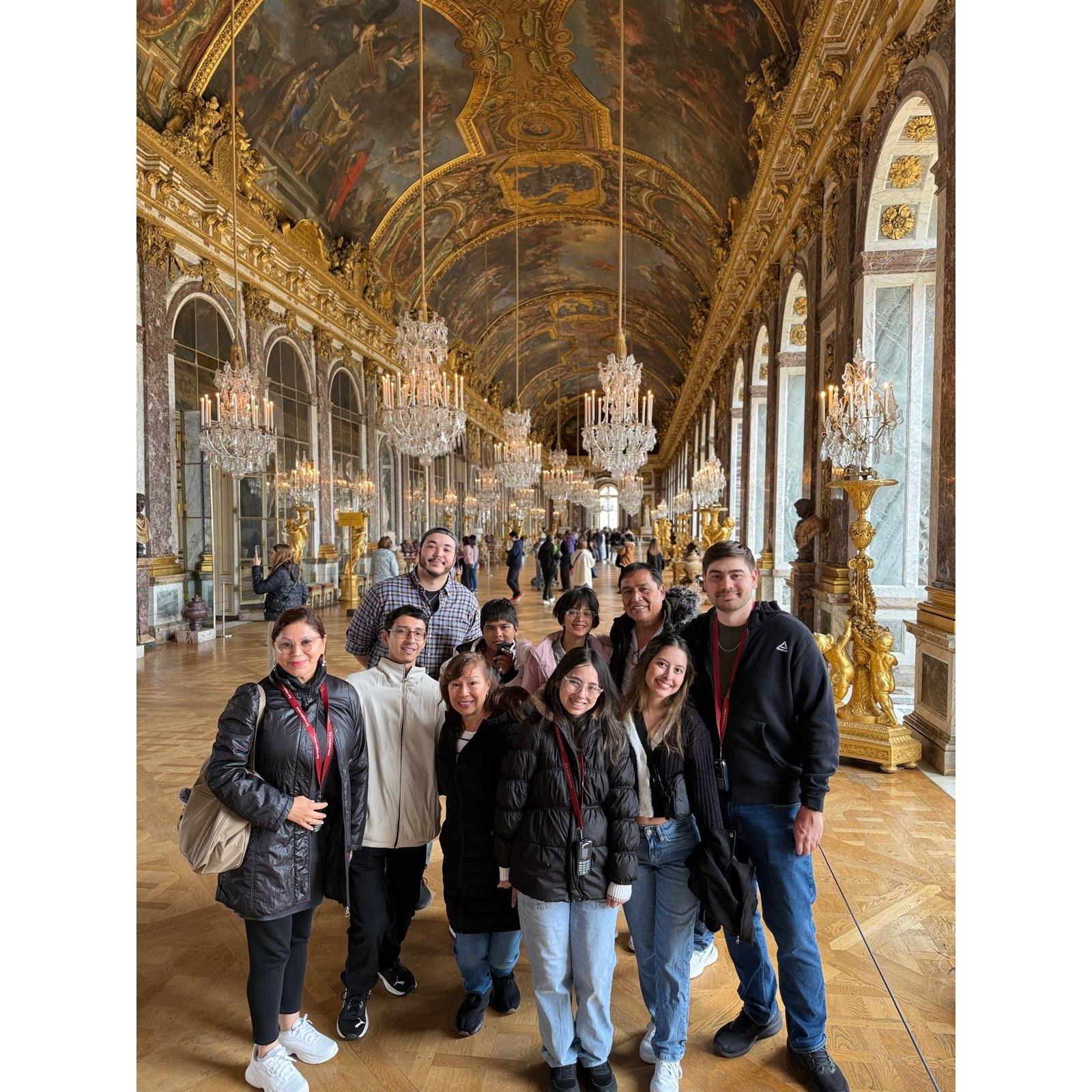 Hall of Mirrors in the Palace of Versailles