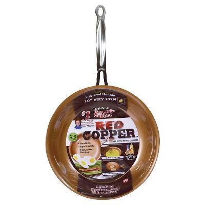 10" Frying Pan Red Copper