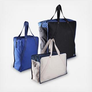 Mixed 3-Piece Storage Bag Set