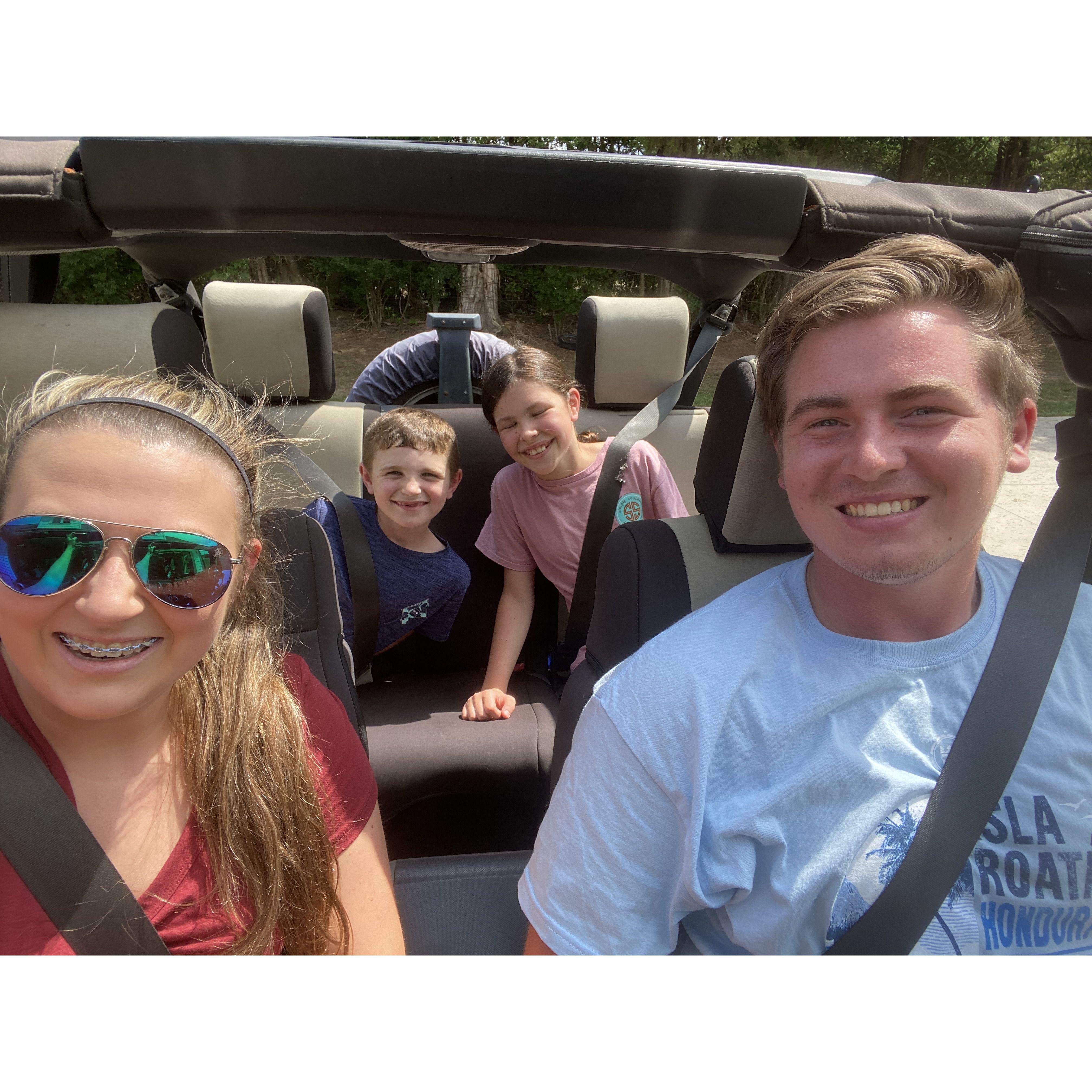 One of many outings with Avery & Hudson!