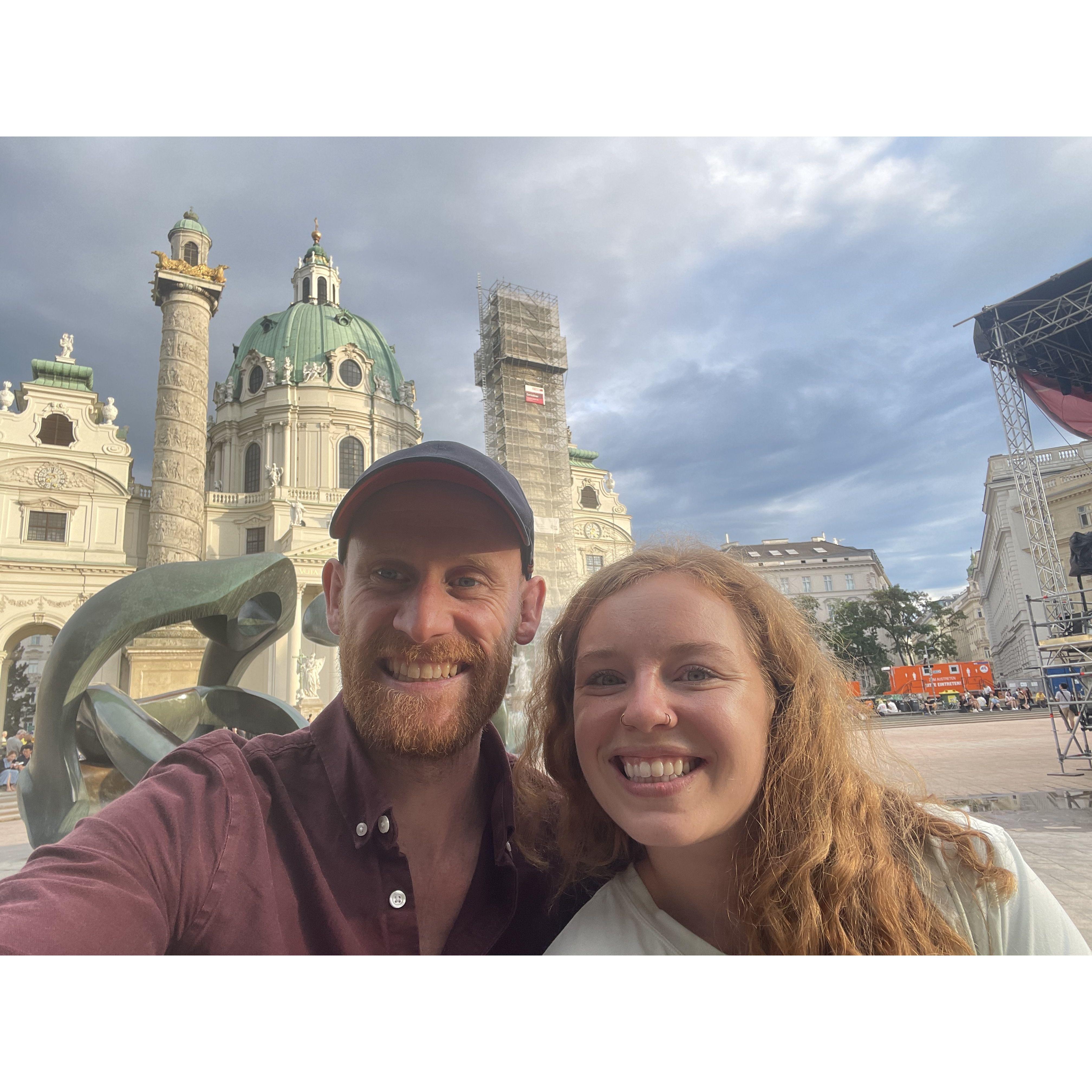 One of our favorite places in Vienna: Karlskirche