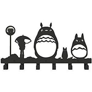 YOURNELO Metal Totoro Wall Mounted Coat Rack