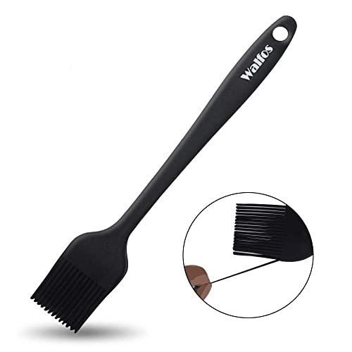 WALFOS Premium Silicone Basting Pastry Brush - High Heat Resistant Nonstick Silicone Brush for Baking,Barbecue,Cooking & Grilling - Strong Stainless Steel Core Design - BPA Free & Food Grade (10 Inch)