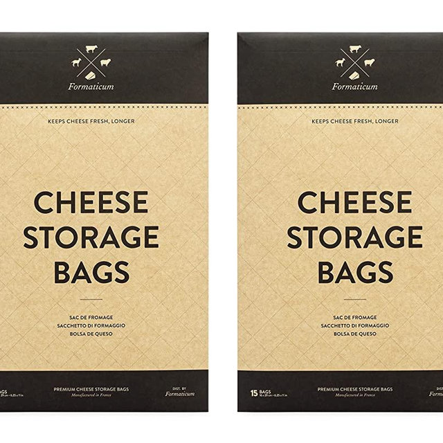Formaticum Cheese Storage Bags, Keep Charcuterie Fresh, Wax Paper Bags, 30 Count