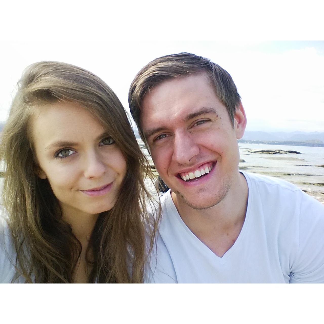 Backpacking around Europe let us explore some gorgeous places, here we are in Sirmione, Italy.
