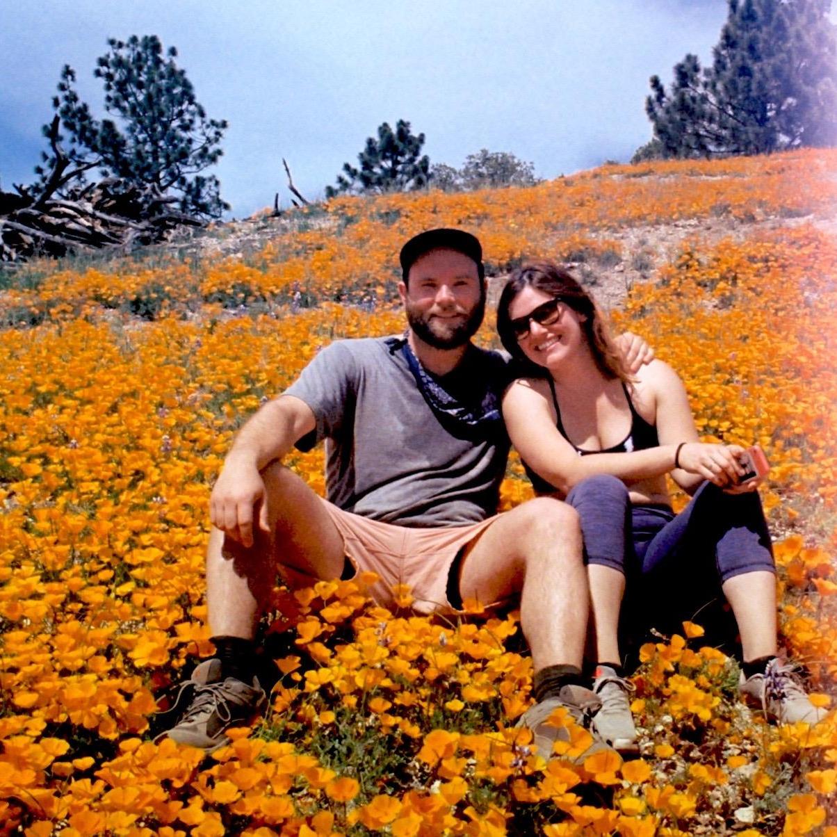 Climbing to the top of Grass Mountain!
