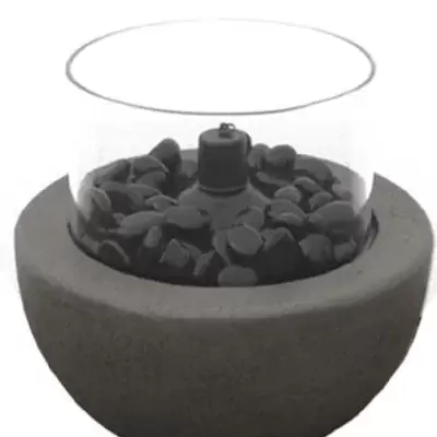 Style Selections 11-in Beige Ceramic Tabletop Torch