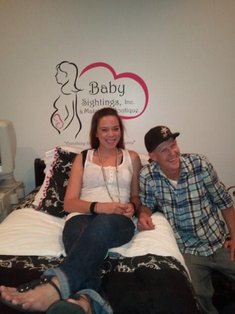 Finding out we were having a boy (Aiden)