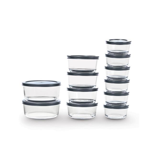 Art & Cook 24-Pc. Glass Food Storage Set