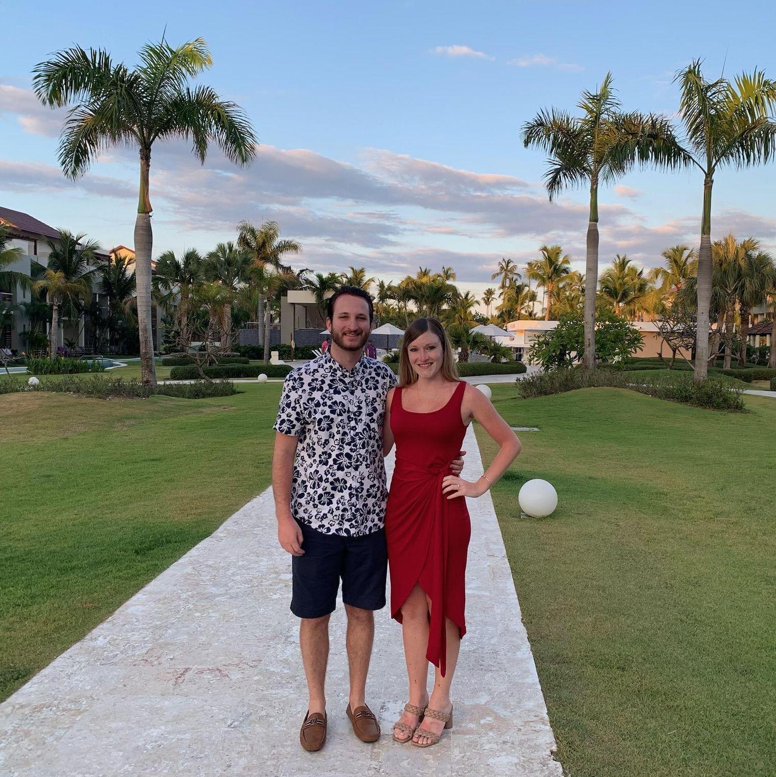 Caitlyn and Anthony took a relaxing trip to Punta Cana in 2023.
