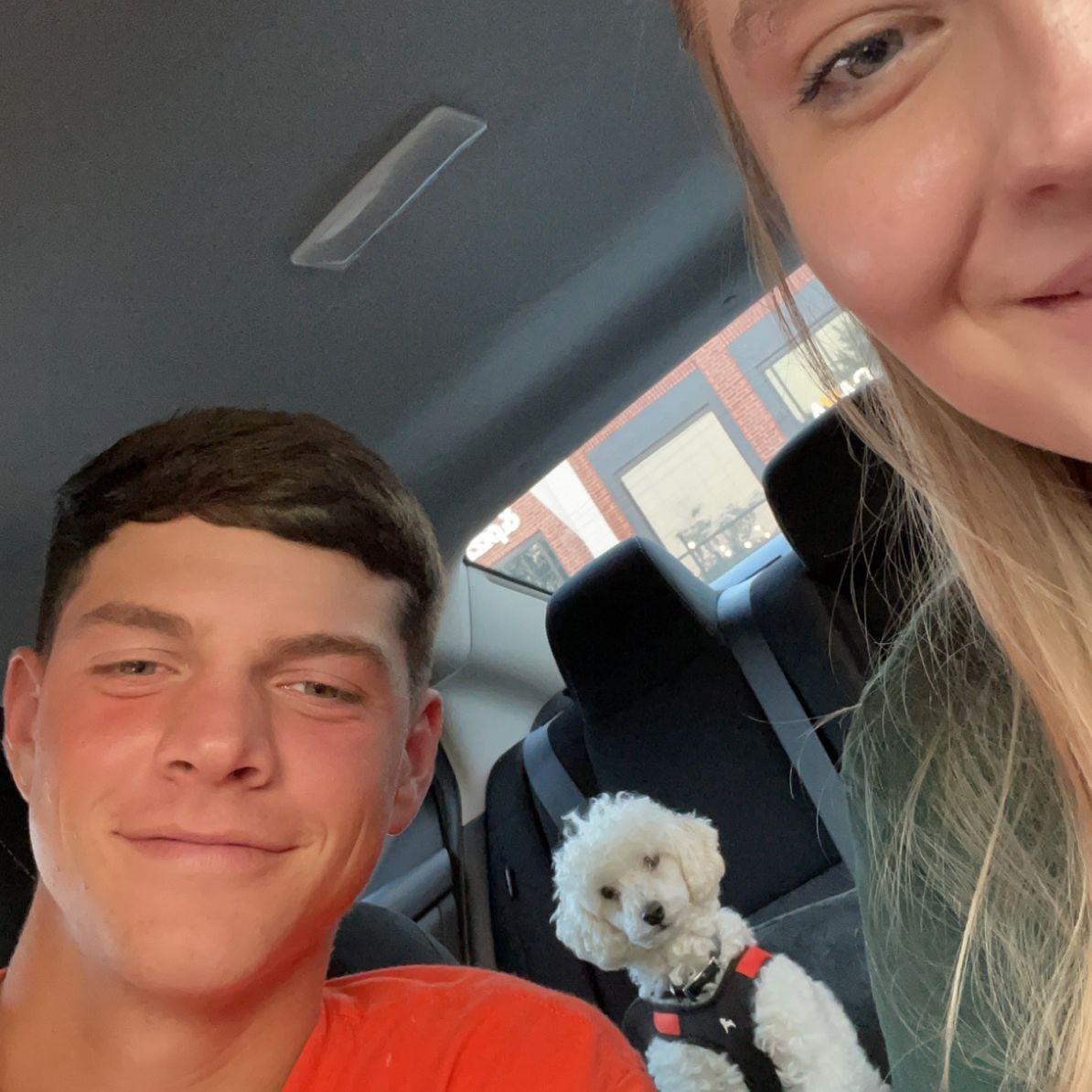 This was the day we moved into our first apartment together!