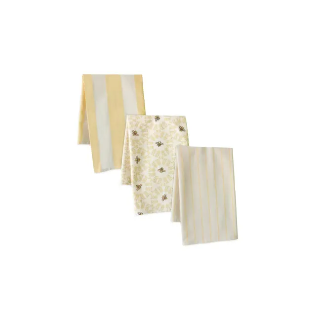Melrose Bumble Bee Geometric Tea Towel