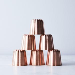 Mauviel Copper Canele Molds (Set of 6)