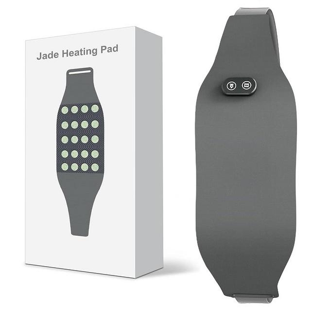 Portable Heating Pad, 100% Natural Jade Heating Pad for Cramps Pain Relief, Wearable Cordless Electric Heating Pad for Back, Mini Menstrual Heating Pads for Belly, Back, Gift for Her/Him