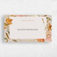 Beige Wedding Place Card - Lysete