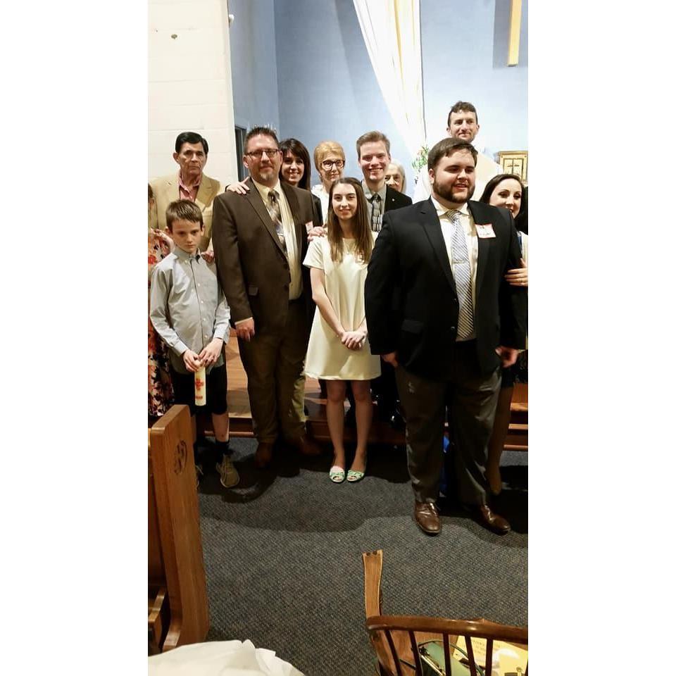 Charlotte's confirmation into the catholic faith.
