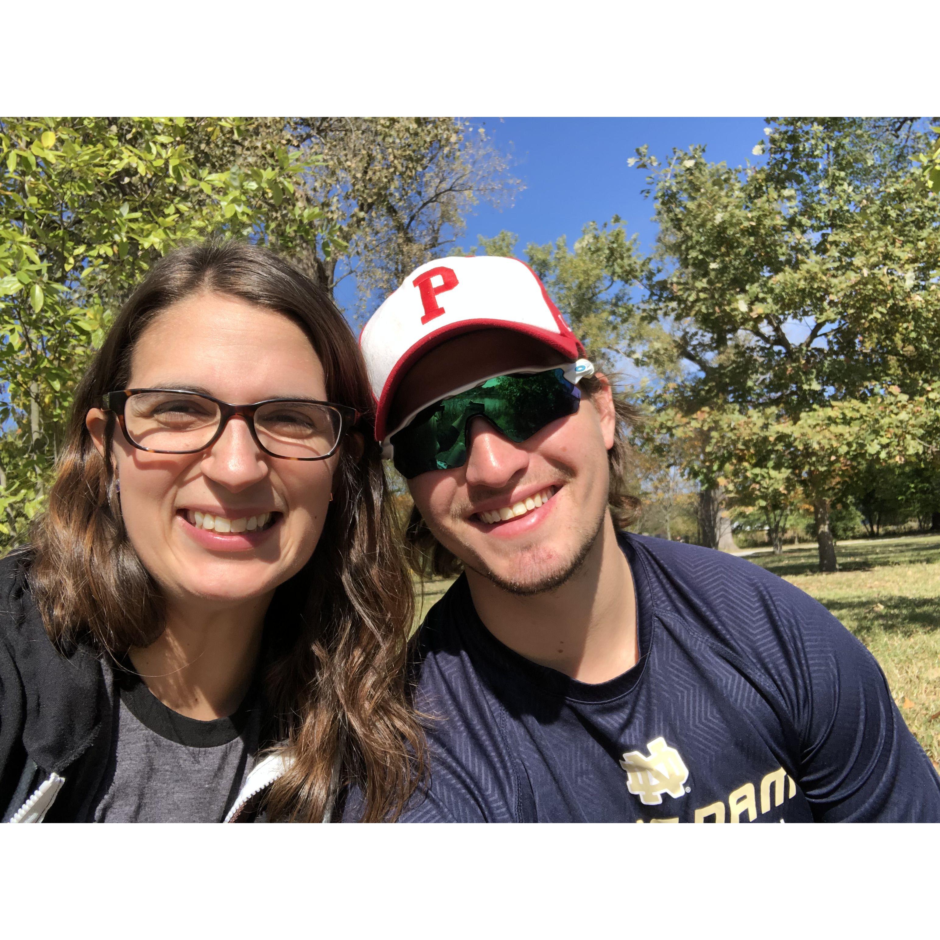 Last trip to St. Louis (Murphy was just a baby!)