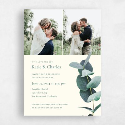 Butter, Yellow Wedding Invitation - Galata Photo