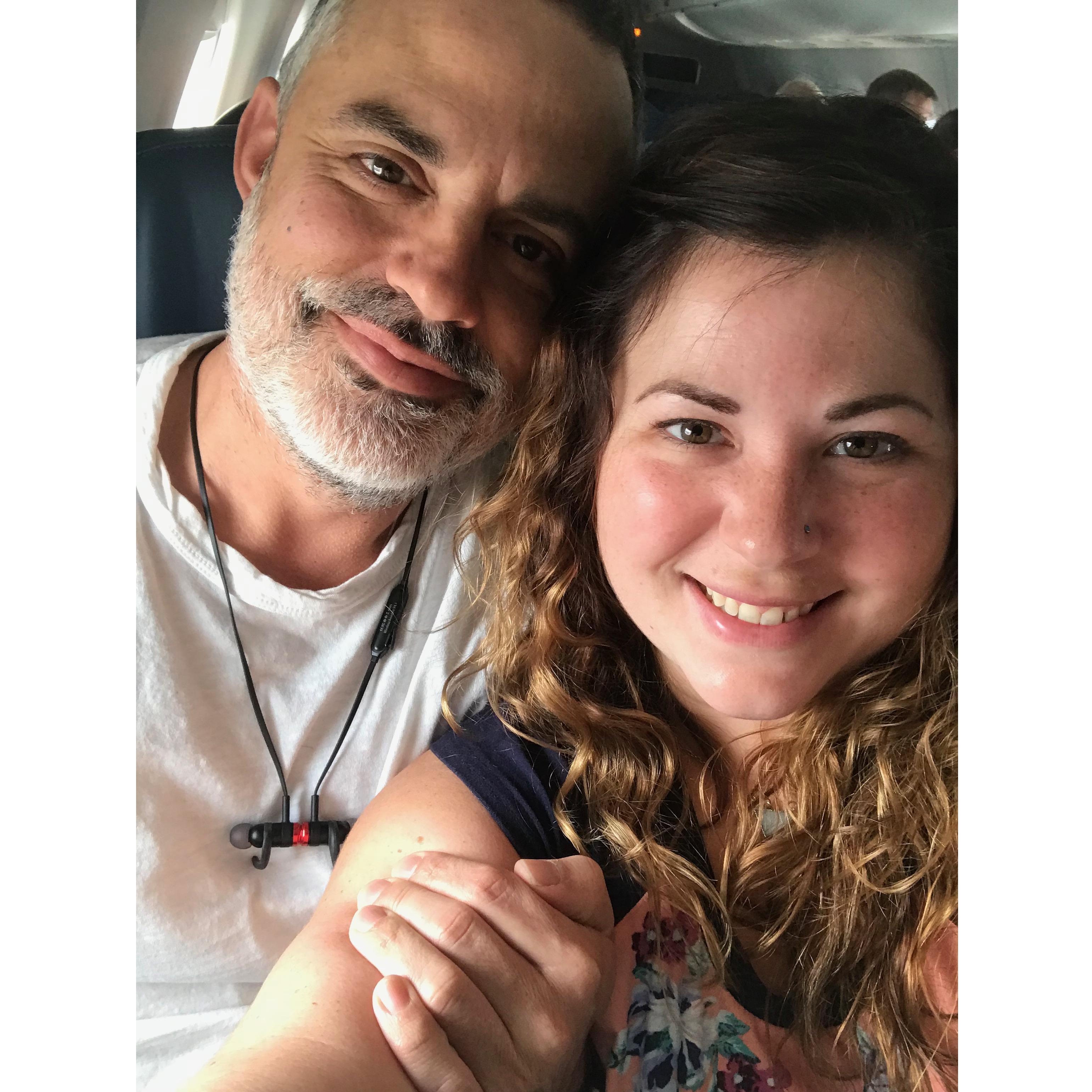 plane ride together to nyc