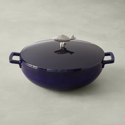 Staub Bouillabaisse Pot with Fish Knob, 5-Qt.