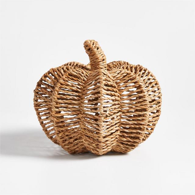 Woven Pumpkin 6"