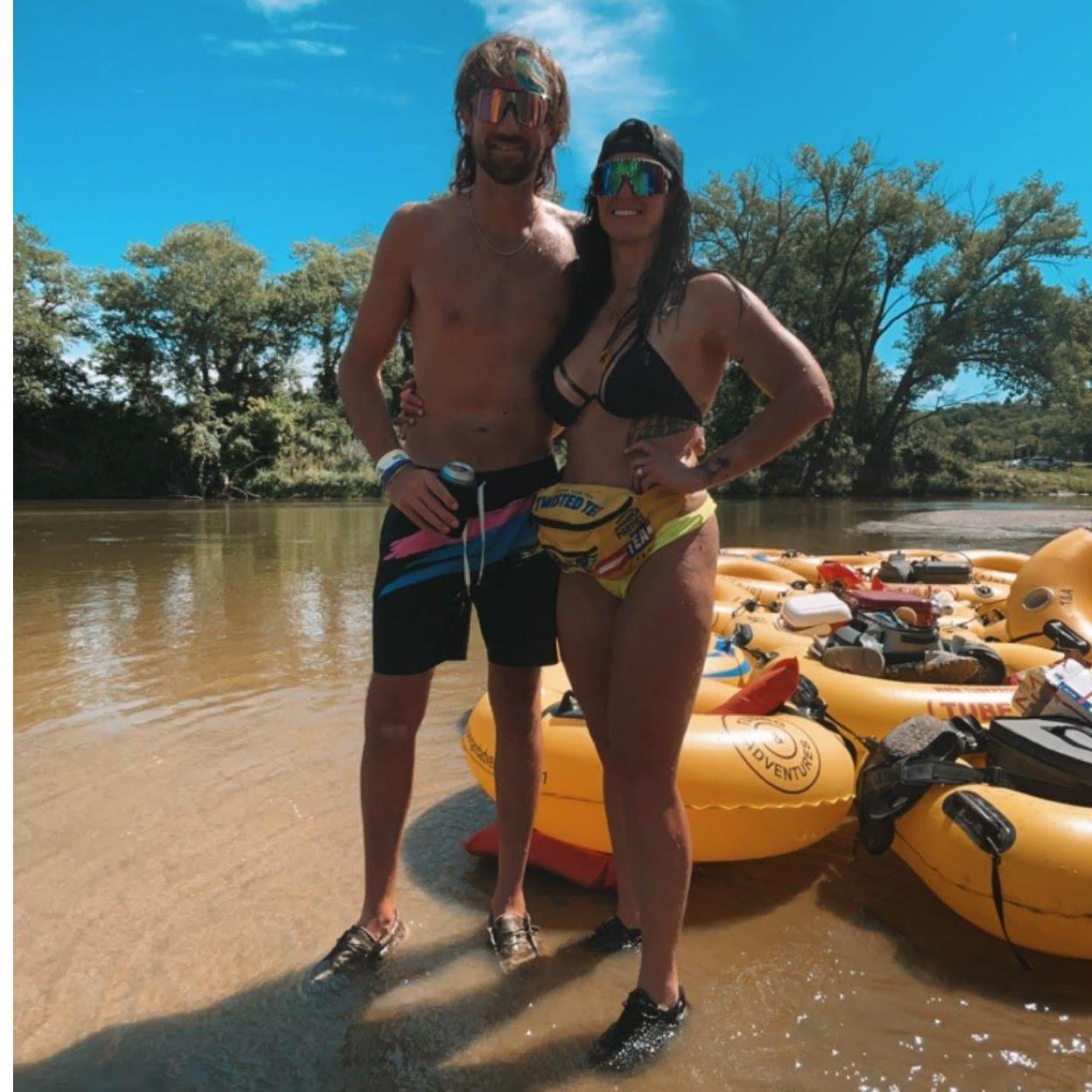 This is at the Elk Horn River, the place where we met for the first time.