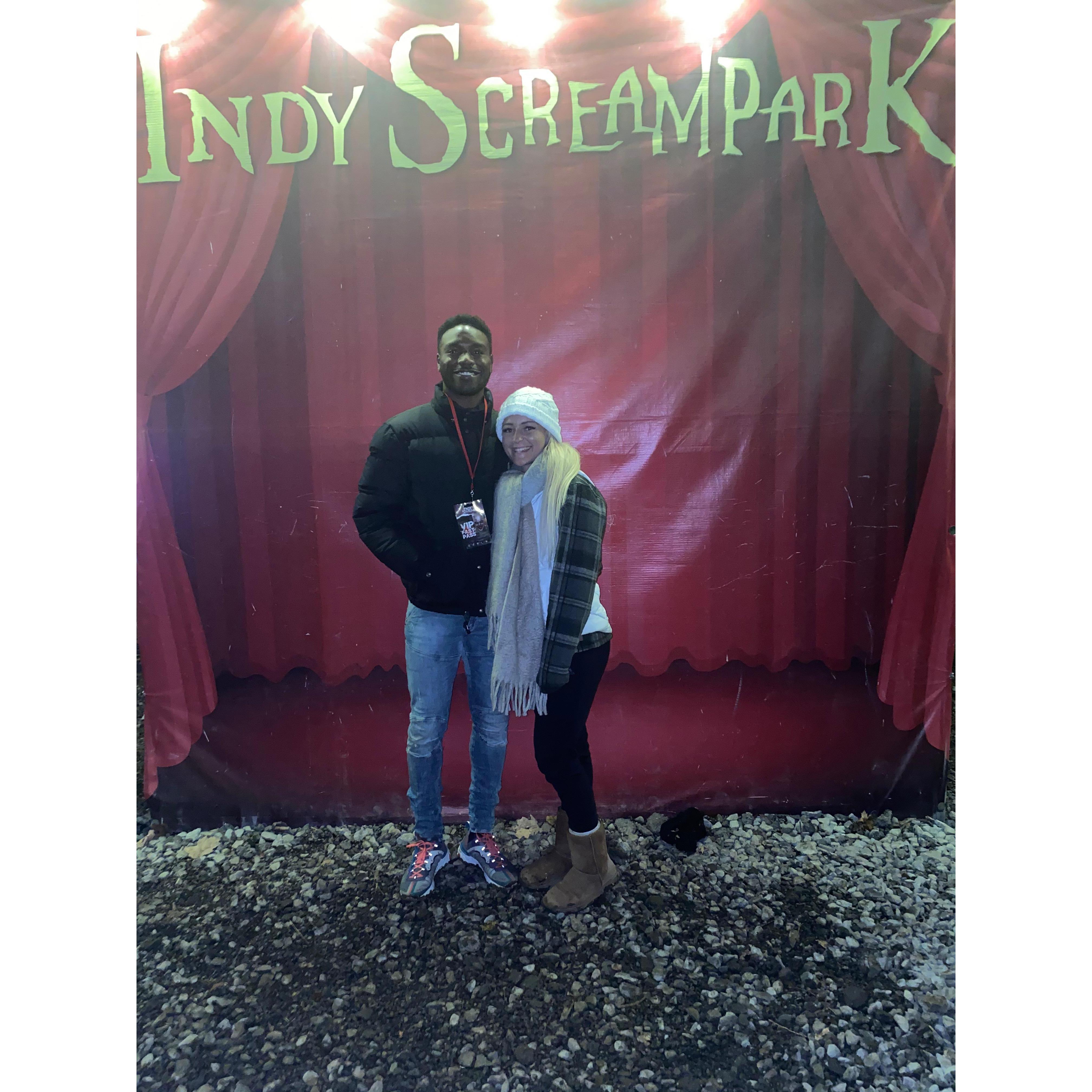 First time enjoying Indy Scream Park