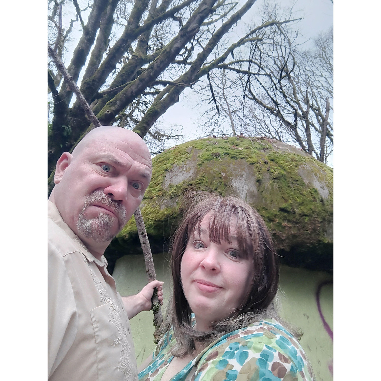 Being goofy at the park...something we do often