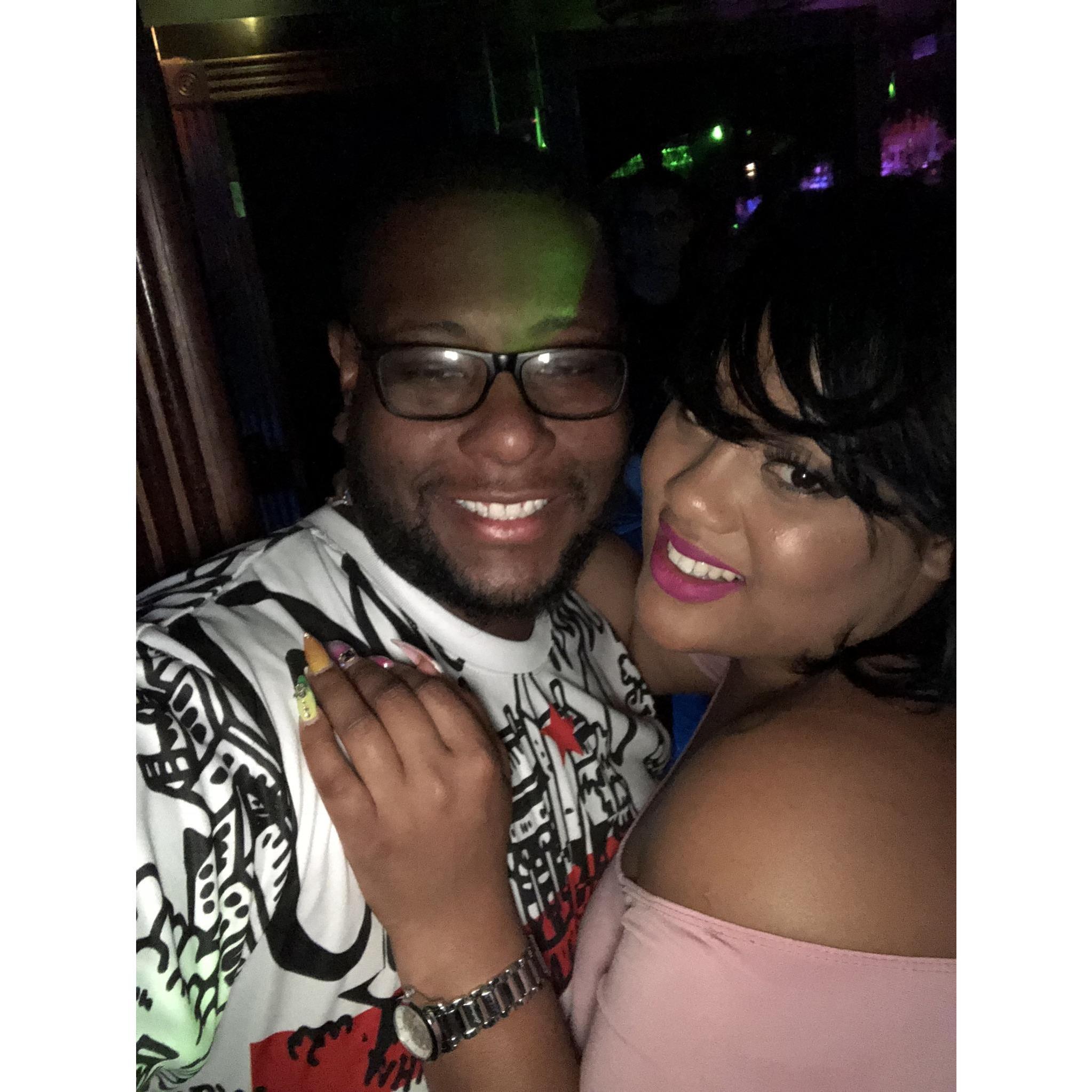 Our first trip to Miami. We had a blast.  That's when I knew he was my better half.