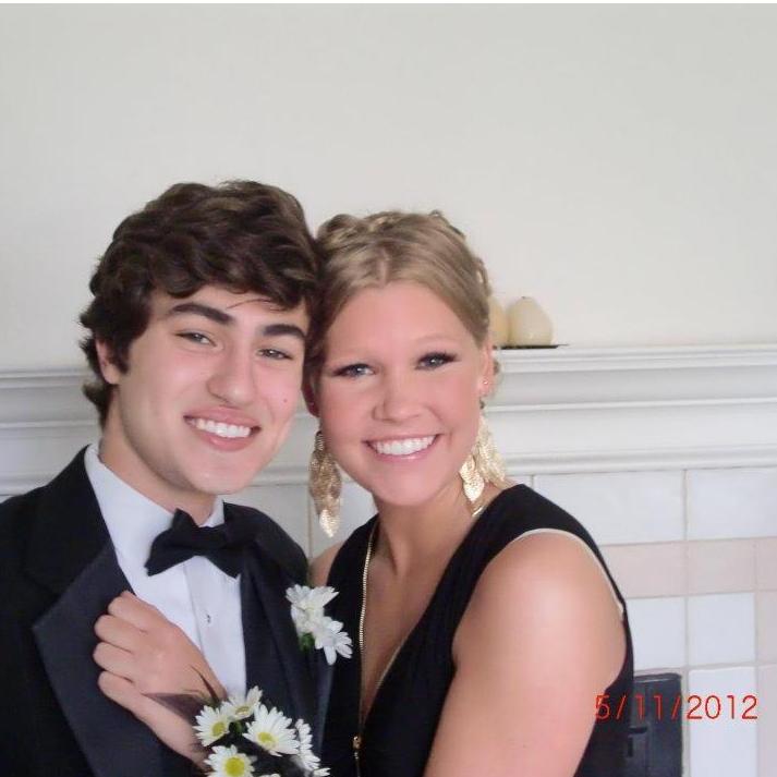 Caleigh's Senior Prom in 2012.