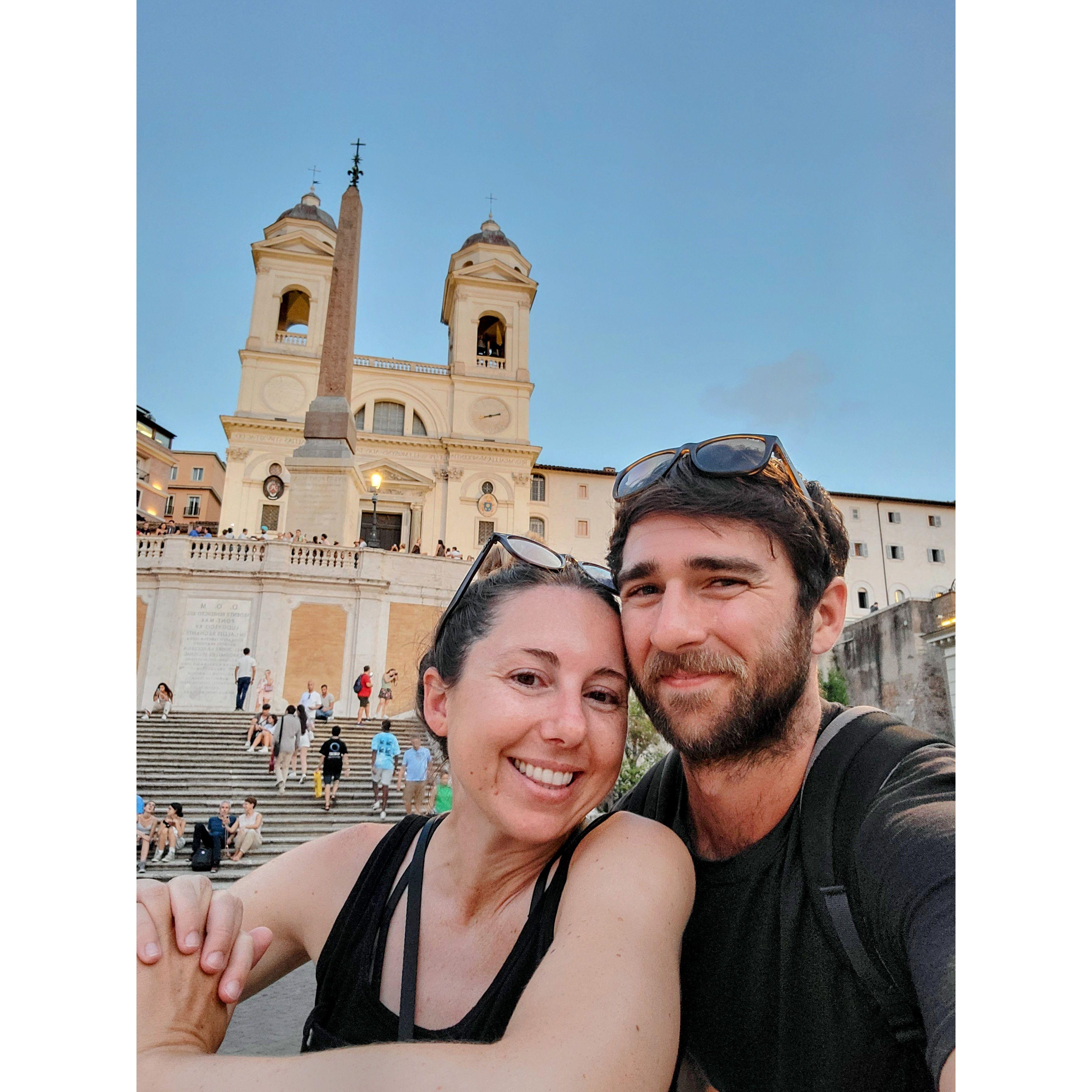 Spanish steps in Rome in 2022